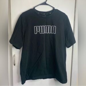 Puma Black Graphic Tee Shirt Size XL